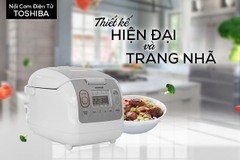 Nồi cơm điện tử Toshiba 1 lít RC-10NMFVN(WT) – Hàng chính hãng