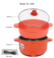 Nồi lẩu điện Gali GL-1209 4 lít 1500W Đạt chứng nhận chất lượng hàng nhập khẩu (Tem hợp quy CR).