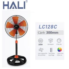 QUẠT LỬNG MINI HALI LC128 38W