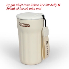 Ly giữ nhiệt Inox Zebra 912709 Jolly II 500ml có lọc trà mẫu mới
