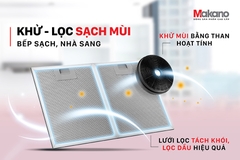 Máy hút mùi Makano MKH-000006 công suất 202W