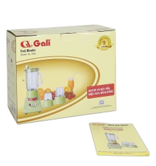 Máy xay sinh tố Gali GL-1502 Điện áp 220V/50Hz  công suất  400W  dung tích 1.0L Chất lượng hàng hóa nhập khẩu (Tem hợp quy CR)