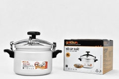 Nồi Áp Suất Nhôm Anod Goldsun Đáy Từ Dung Tích 11L, Dùng Trên Mọi Loại Bếp - GPC1930-11IH