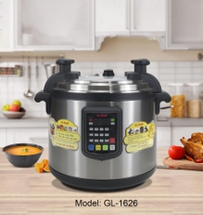 Nồi áp suất điện gali GL-1626 Nguồn điện 220V/50Hz/ công suất 1800W/ dung tích17 lít Chất lượng hàng hóa nhập khẩu (Tem hợp quy CR)