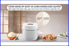 Nồi cơm áp suất cao tần Toshiba 1.8L RC-18VXWVN(W)