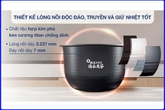 Nồi cơm áp suất cao tần Toshiba 1.8L RC-18VXWVN(W)