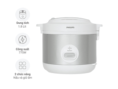 Nồi cơm nắp gài Philips 1.8 lít/650W HD3008/30