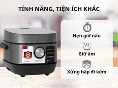 Nồi cơm cao tần Toshiba 1 lít RC-10IP1PV  1000W – Hàng chính hãng