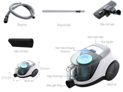 Máy hút bụi có hộc chứa Philips XB2023/01