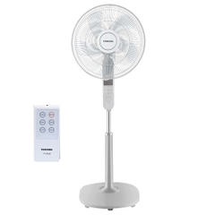 Quạt đứng Toshiba F-LSA20(H)VN 5 cánh, màu xám, màn hình LED hiển thị
