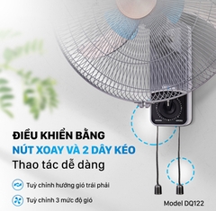 Quạt treo tường lifestyle Daikiosan DQ122