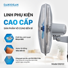 Quạt treo tường lifestyle Daikiosan DQ122
