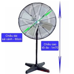 Quạt đứng công nghiệp Ching Hai HS24-ĐN4T  300W/220V
