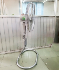 Quạt sàn chân rút Ching Hai FF2518   5 cánh nhựa  128W/220V