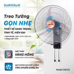 Quạt treo tường lifestyle Daikiosan DQ122