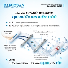 Máy biến đổi nước RO thành nước ion kiềm tươi Daikiosan DN070 (cho vùng pH thấp)