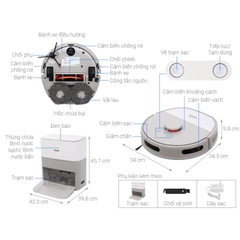 Robot hút bụi và lau nhà Philips XU6500/82