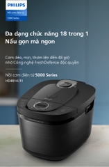 Nồi cơm điện tử 1.8 lít Philips HD4814/31
