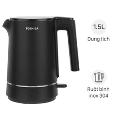 Bình đun siêu tốc Toshiba  KT-15DS1NV 1800W 1.5L