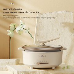 Nồi lẩu Bear SB-NL05F – Dung tích: 5L – Công suất: 1500W – Điện áp: 220V~ 50Hz