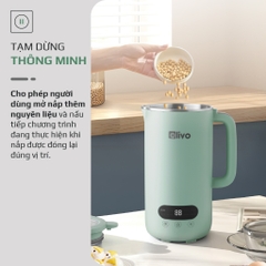 MÁY LÀM SỮA HẠT OLIVO CB1000 – Dung Tích 1L - 880W, Nắp INOX Kết Hợp Kính Cường Lực