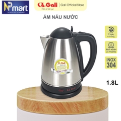 ẤM ĐUN SIÊU TỐC GALI GL-0018C -1,8 lít - INOX SUS 304 HÀNG CHÍNH HÃNG