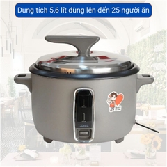 NỒI CƠM ĐIỆN 5.6L LÍT HAPPYCOOK HCD-560G | LÒNG NỒI CHỐNG DÍNH | BẢO HÀNH CHÍNH HÃNG