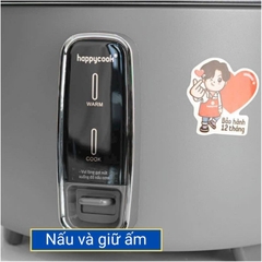 NỒI CƠM ĐIỆN 5.6L LÍT HAPPYCOOK HCD-560G | LÒNG NỒI CHỐNG DÍNH | BẢO HÀNH CHÍNH HÃNG