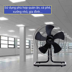 QUẠT SÀN CÔNG NGHIỆP HALI SN199 80W sải cánh 450mm ,sử dụng không gian quán cà phê, sân vườn