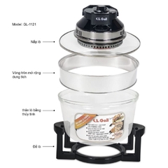 LÒ NƯỚNG THỦY TINH GALI GL-1121 ĐA NĂNG CHIÊN,NƯỚNG