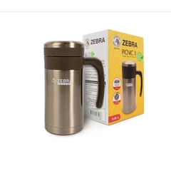 CA GIỮ NHIỆT CÓ LỌC TRÀ ZEBRA PICNIC  II 450ml - 912711 - TAY CẦM HỞ