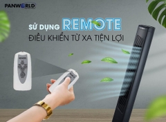 QUẠT THÁP PANWORLD PW-2224 mát êm dịu, điều hòa không khí tiết kiệm điện cho máy lạnh
