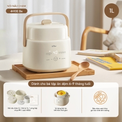 Nồi nấu chậm 1.0L Bear SC-4H10E - Dung tích: 1L - Công suất: 200W - Màu sắc: Kem - Điện áp: 220V ~ 50Hz