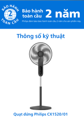 Quạt điện đứng Philips CX1520/01