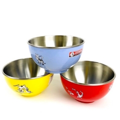 Chén inox 02 lớp 11cm Zebra Thái Lan - 124002