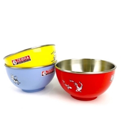 Tô inox SUS304 cách nhiệt Darling 15cm Zebra Thái lan - 135202