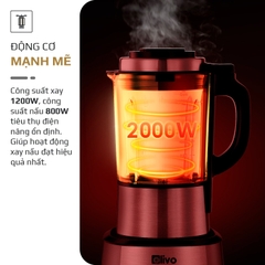 Máy Làm Sữa Hạt OLIVO X20 PLUS - Nấu Sữa Hạt, Xay Sữa Hạt, Làm Sữa Thảo Mộc Đa Năng
