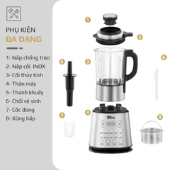 Máy Làm Sữa Hạt OLIVO X20 PLUS - Nấu Sữa Hạt, Xay Sữa Hạt, Làm Sữa Thảo Mộc Đa Năng