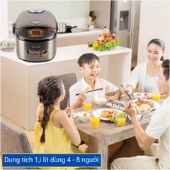 Nồi cơm điện cao tần Zojirushi NP-HRQ18-XT 1,8 lít nhập khẩu Nhật Bản chính hãng