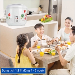 Nồi cơm điện Zojirushi NS-RPQ18V-FZ Trắng 1.8 lít