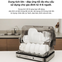 Máy Sấy Chén 40L CUCKOO CDD-A9010/STVNCV bảng quốc tế bảo hành 2 năm