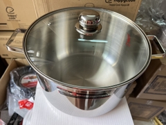 NỒI CAO INOX HAPPYCOOK 3 ĐÁY 28-30-32CM - SỬ DỤNG BẾP TỪ