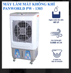 Máy Làm Mát Hơi Nước Chứa 60L PANWORLD PW-1303 Thương Hiệu Thái Lan Bảng Điều Khiển Cơ