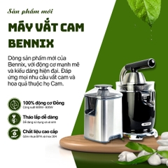 Máy vắt cam Bennix BN-600JO, công suất lớn 600W, máy khỏe, vắt êm, có vòi ra nước đóng mở