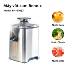 Máy vắt cam Bennix BN-600JO, công suất lớn 600W, máy khỏe, vắt êm, có vòi ra nước đóng mở