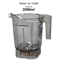 Máy sinh tố công nghiệp GL-1529R 2200W dung tích 2.0L - bảo hành 24 tháng