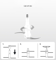 Máy xay thịt Gali GL-1920P 2 lít đa năng siêu mạnh 4 lưỡi dao sắc bén cối INOX bảo hành 2 năm chính hãng