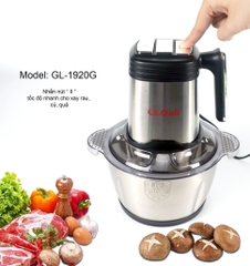 Máy xay thịt Gali GL-1920G 2 lít đa năng siêu mạnh 4 lưỡi dao sắc bén cối INOX bảo hành 2 năm chính hãng