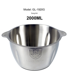 Máy xay thịt Gali GL-1920G 2 lít đa năng siêu mạnh 4 lưỡi dao sắc bén cối INOX bảo hành 2 năm chính hãng