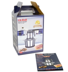 Máy xay thịt Gali GL-1920G 2 lít đa năng siêu mạnh 4 lưỡi dao sắc bén cối INOX bảo hành 2 năm chính hãng